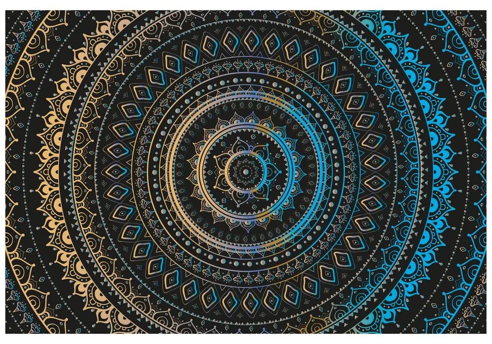 Öntapadó tapéta Mandala nap mintával