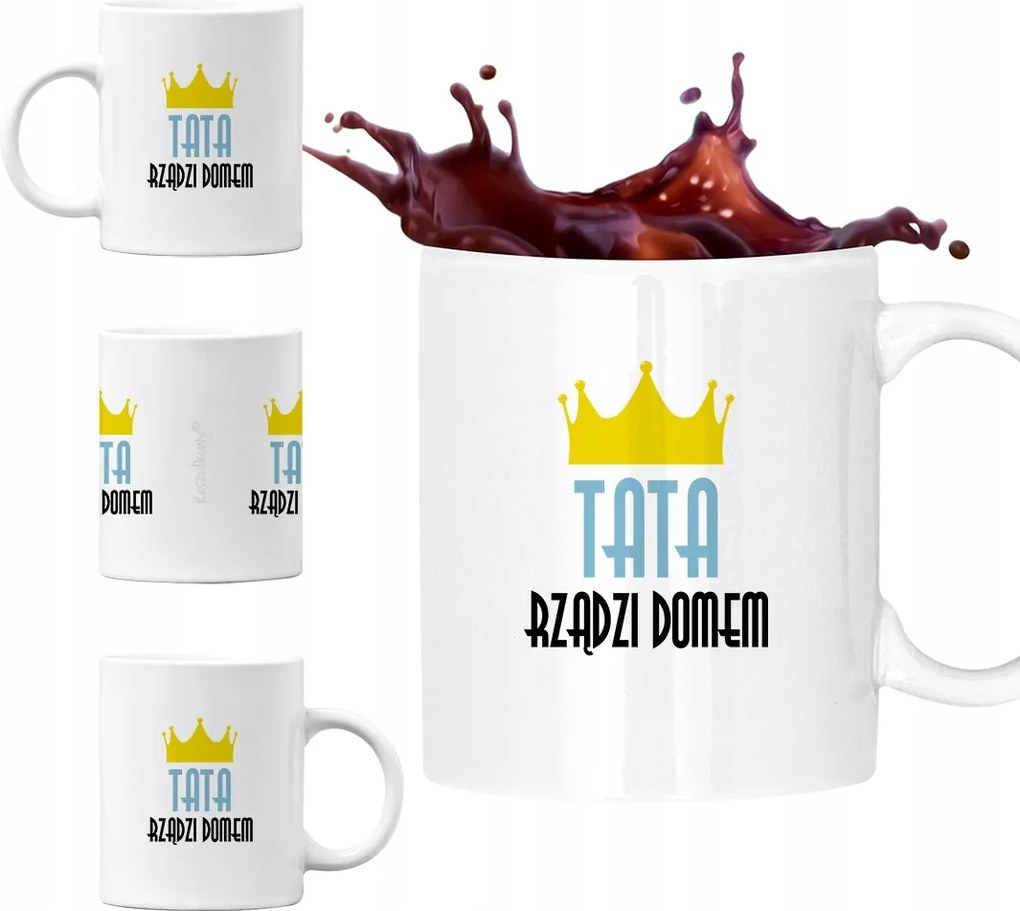 Apa uralkodik a házon bögre apák napjára ajándék