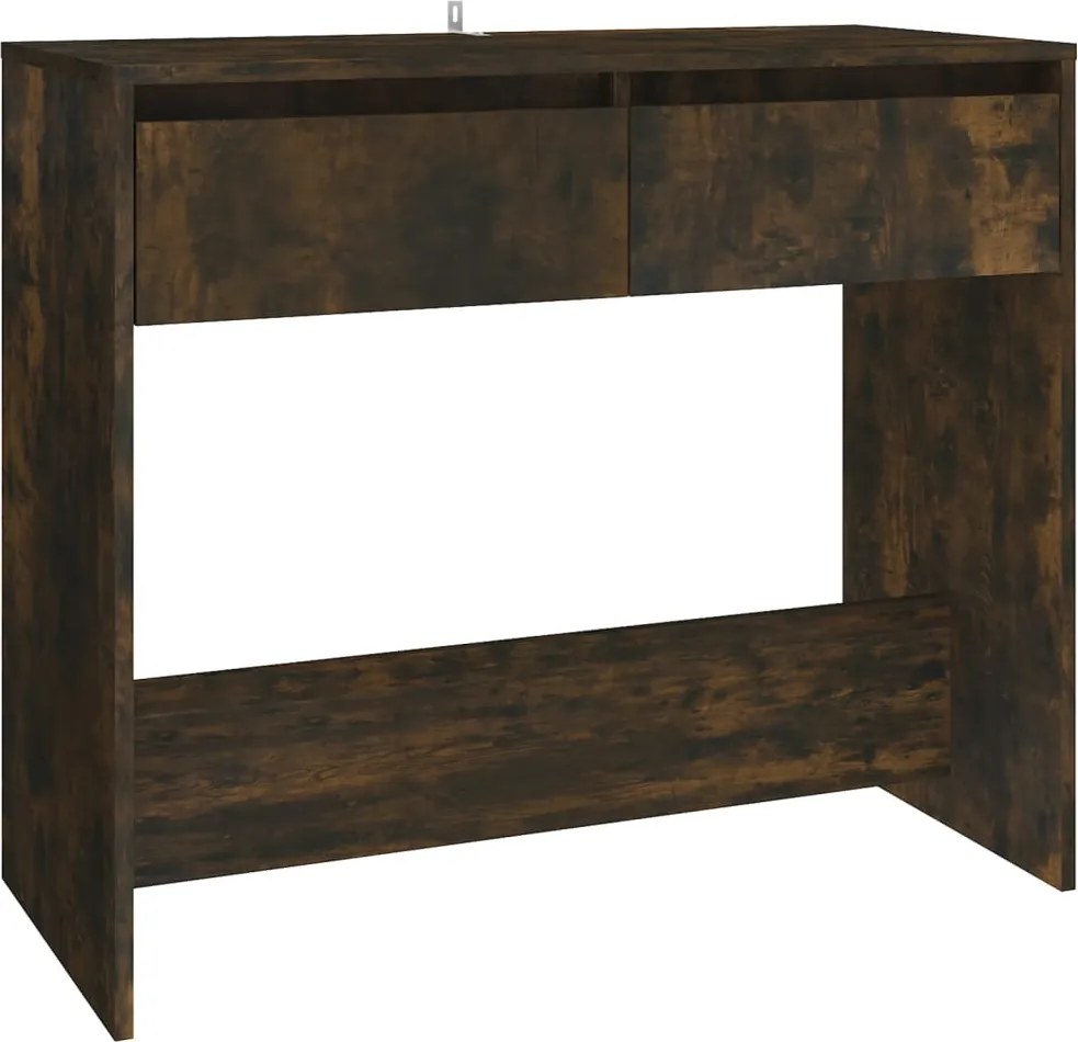 vidaXL füstös tölgy színű szerelt fa dohányzóasztal 89x41x76,5 cm