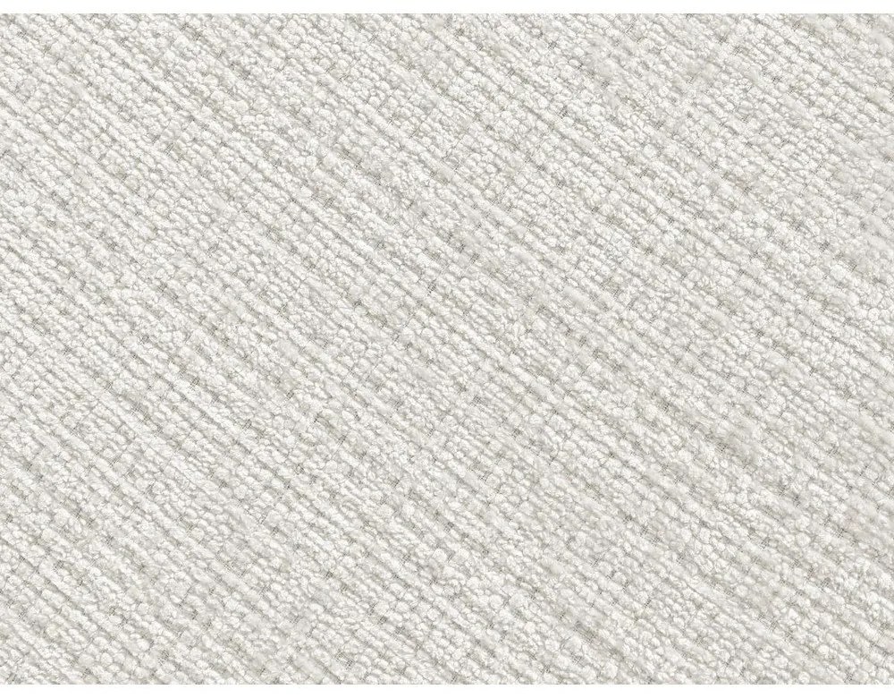 Fehér zsenília sarokkanapé (bal oldali-heverő résszel) Leonore – Bobochic Paris