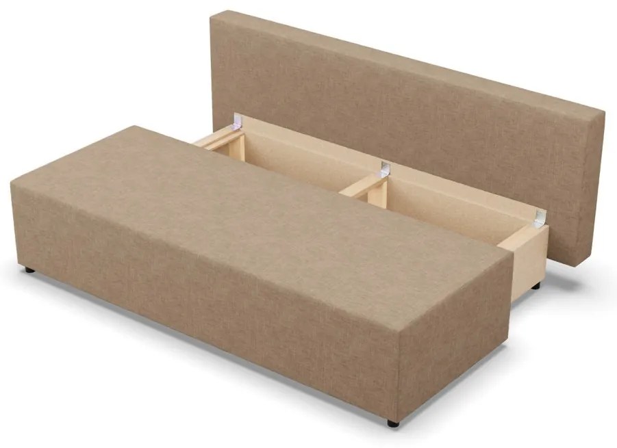 Nobu kanapé, fonott, bézs