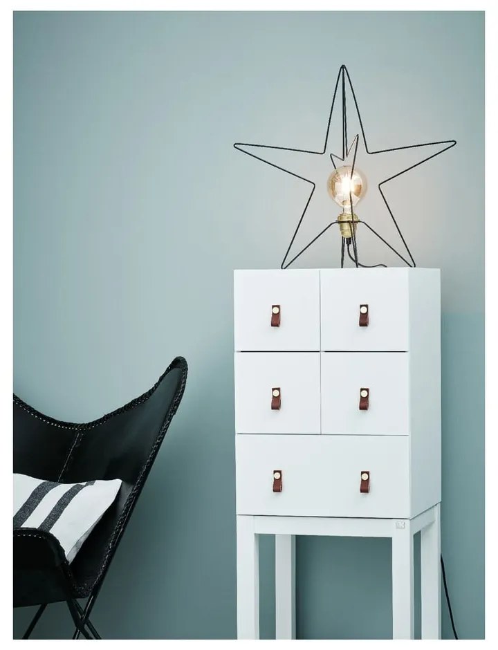 Fekete karácsonyi fénydekoráció Asterix – Markslöjd