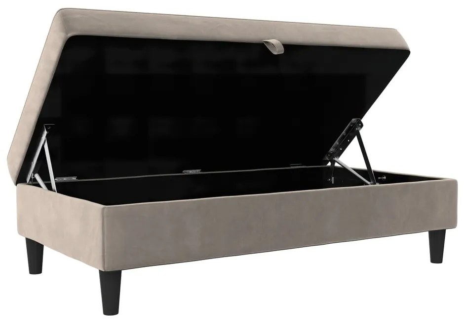 Szürke bársony lábtartó Hartford – Støraa