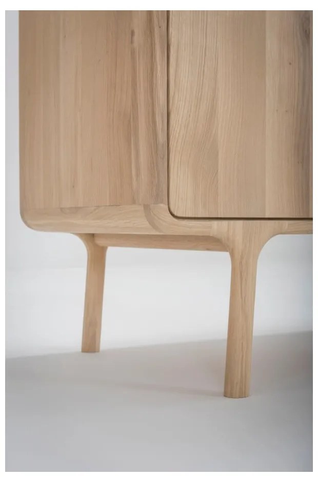 Fawn tömör tölgyfa komód fiókkal - Gazzda