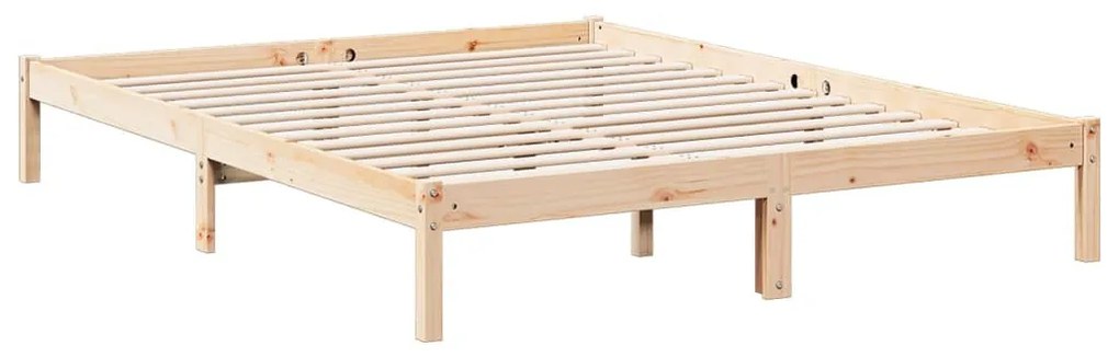 tömör fenyőfa extra hosszú ágykeret matrac nélkül 140 x 220 cm