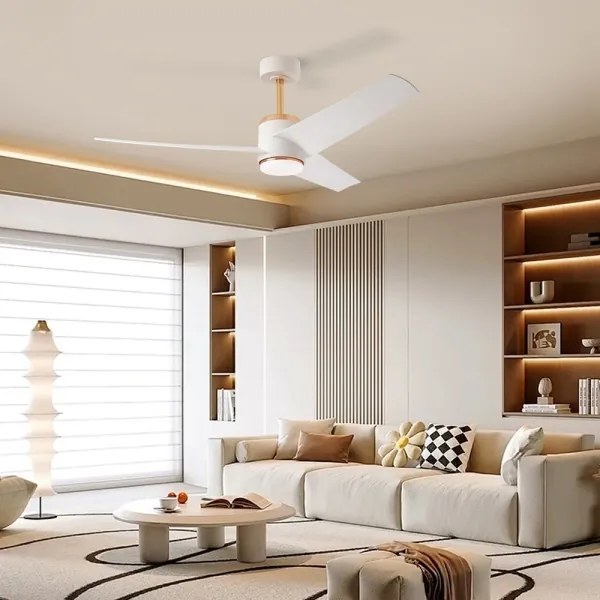 Immax NEO 07281L - LED+CCT Dimmelhető mennyezeti ventilátor BEAUTY 18W/230V Wi‑Fi Tuya + távirányító