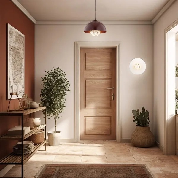 Argon 8444 - Csillár zsinóron PIAVA 1xE14/7W/230V alabástrom barna