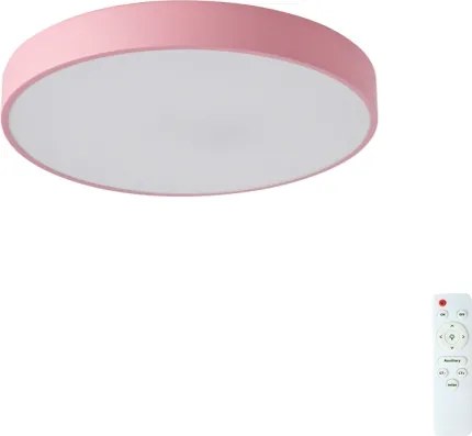 Brilagi - LED dimmelhető mennyezeti lámpatest POOL LED/48W/230V 3000-6000K 40 cm rózsaszín + távirányító