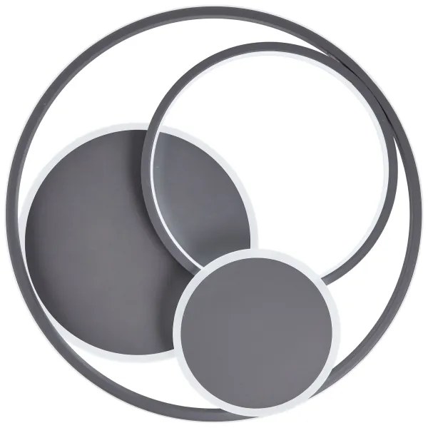 Brilliant - LED Dimmelhető mennyezeti lámpa RUNDA LED/50W/230V 3000-6500K fekete + távirányító