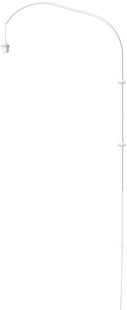 Falikar Willow wall hanger single fehér, magasság 123 cm - UMAGE