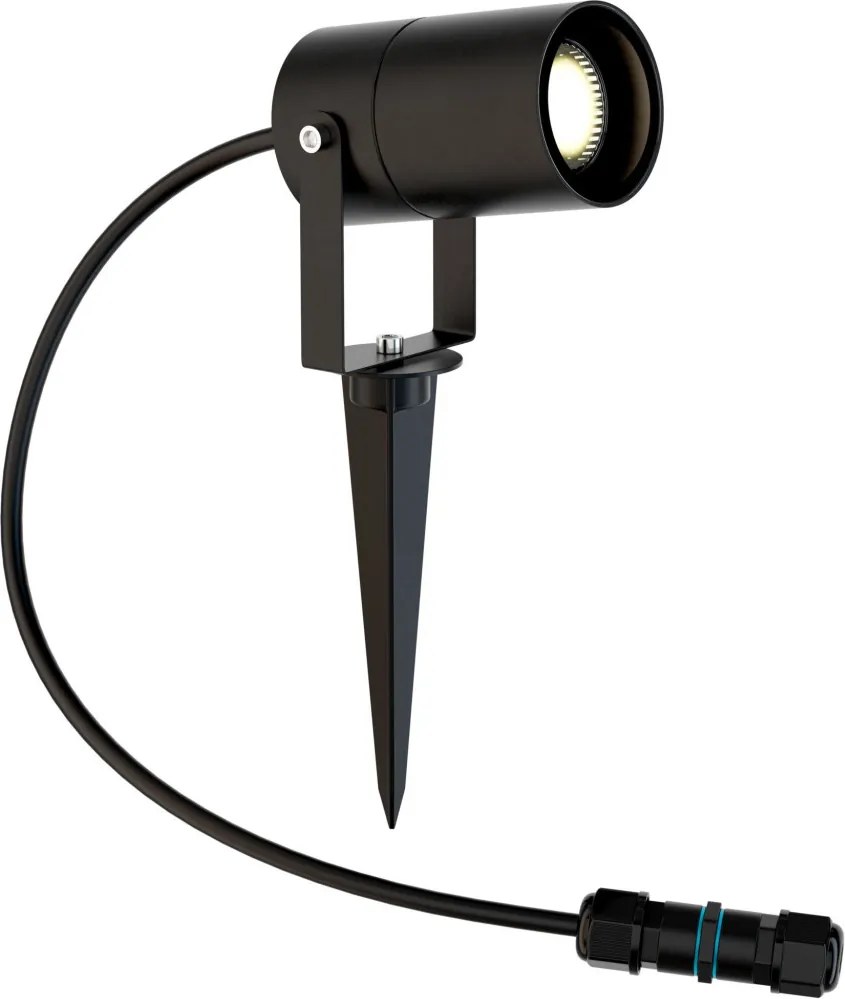 MAYTONI O025FL-01B SCOPE Kültéri Növényvilágító Lámpa Fekete GU10 IP68