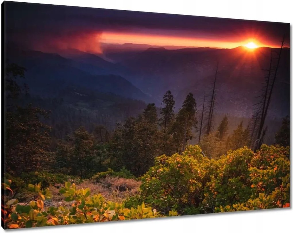 Festmények 100x70 Kilátás Tájkép