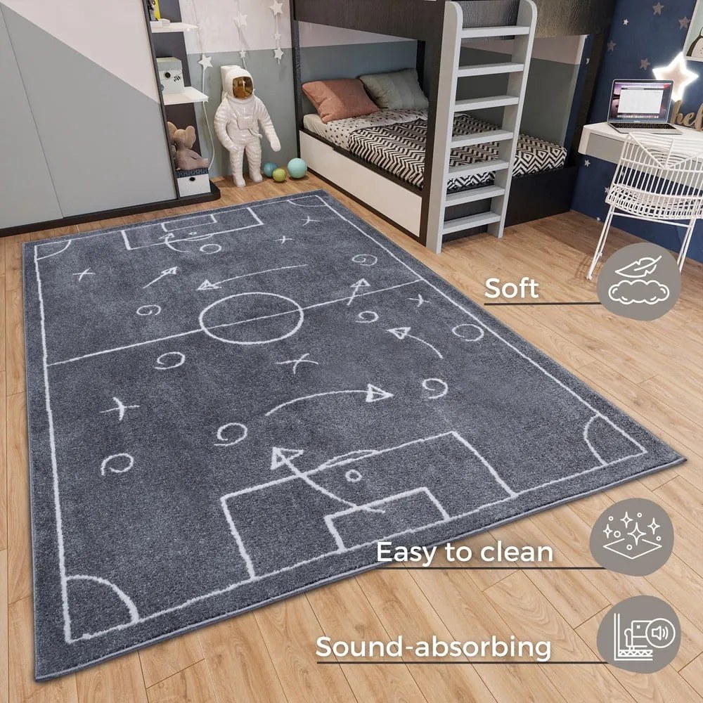 Sötétszürke gyerek szőnyeg 120x170 cm Gameplan – Hanse Home