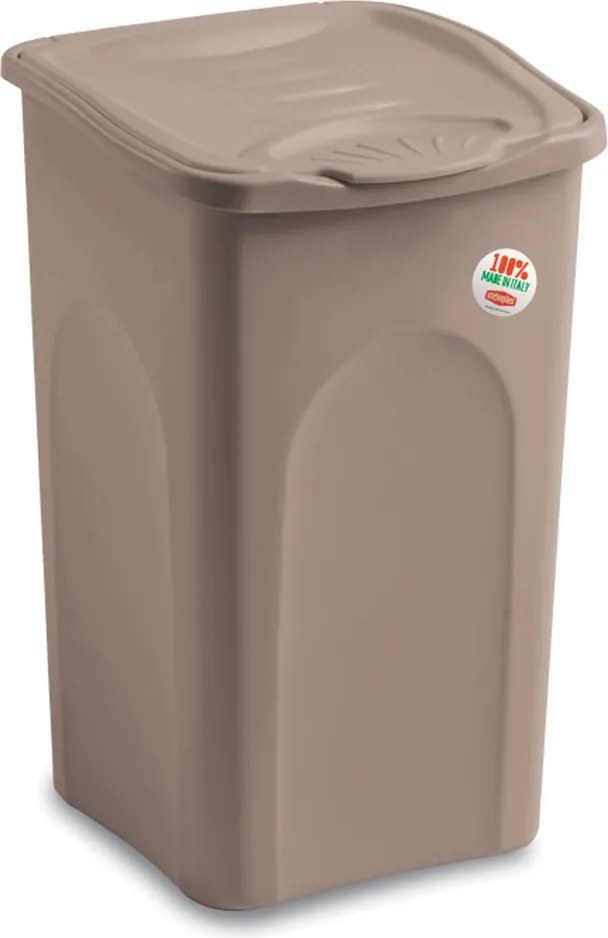 STEFANPLAST Primavera szennyeskosár 50 L, világosszürke