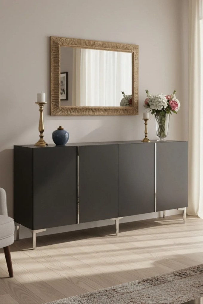 Poli 150 - Anthracite, Silver