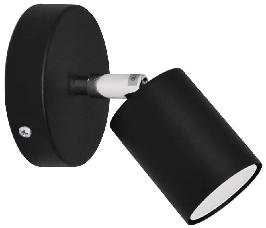 LED Fali spotlámpa TUNE 1xGU10/4,8W/230V fekete