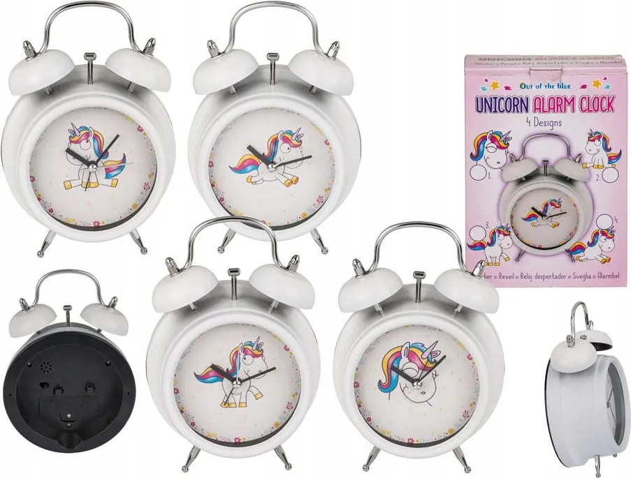 Ébresztőóra többszínű 10cm