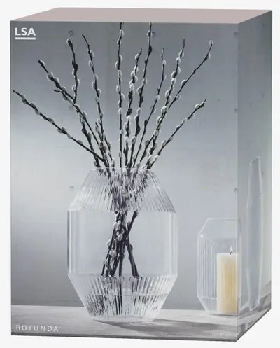 LSA International Rotunda váza, 37 cm, átlátszó - LSA nemzetközi