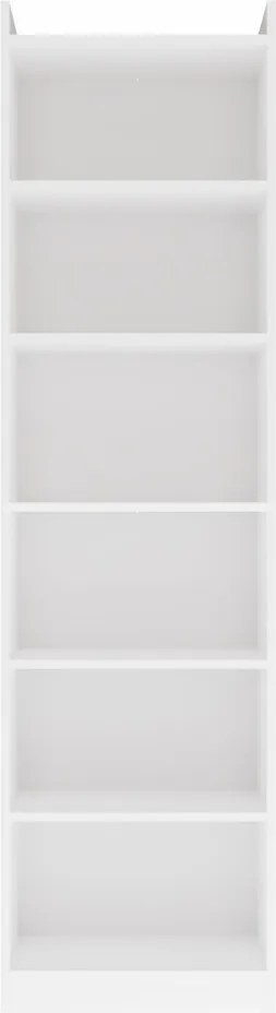 Aldabra RIMINI könyvespolc 50x32x183 cm, fehér