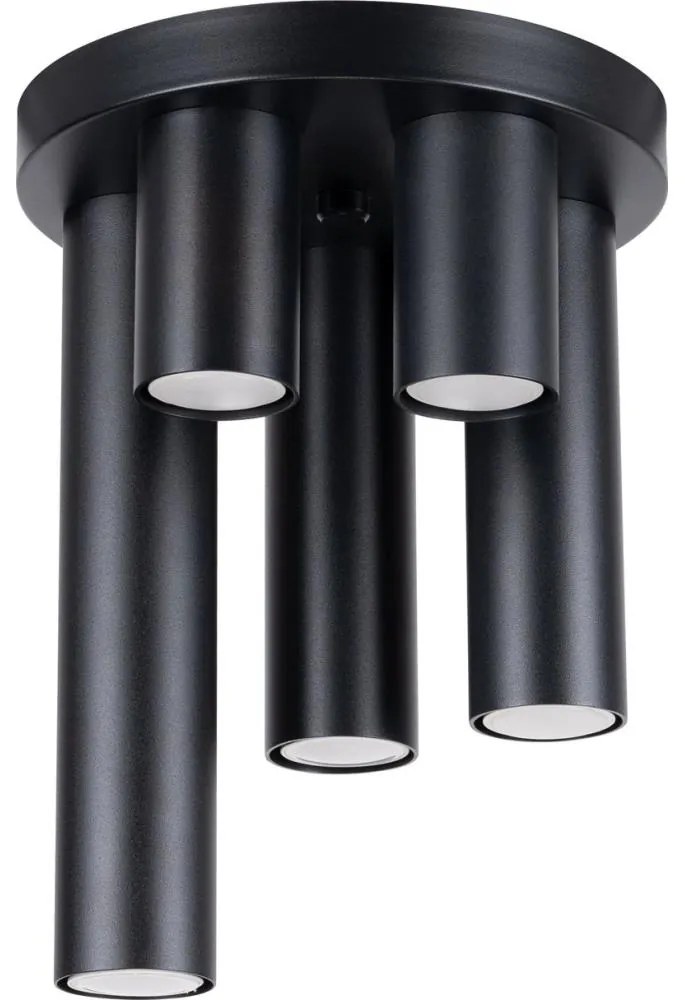 Sollux SL.1467 - Spotlámpa LAGOS 5xGU10/10W/230V fekete