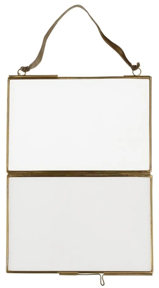 Aranyszínű fém fali képkeret 15x10 cm – Rex London