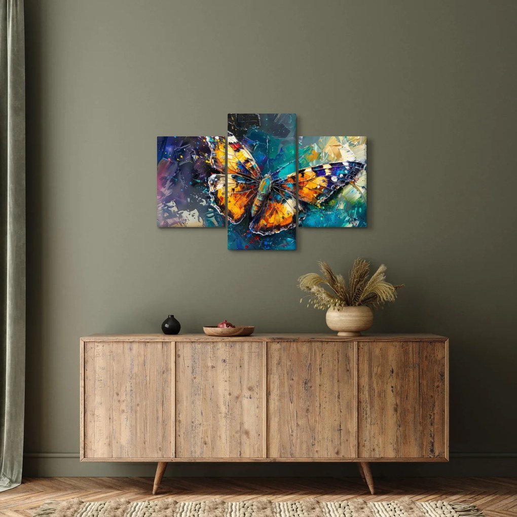 Kép - Pillangó, olajfestmény (90x60 cm)