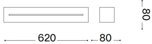 Ideal Lux - Fali lámpa 4xE14/40W/230V fehér