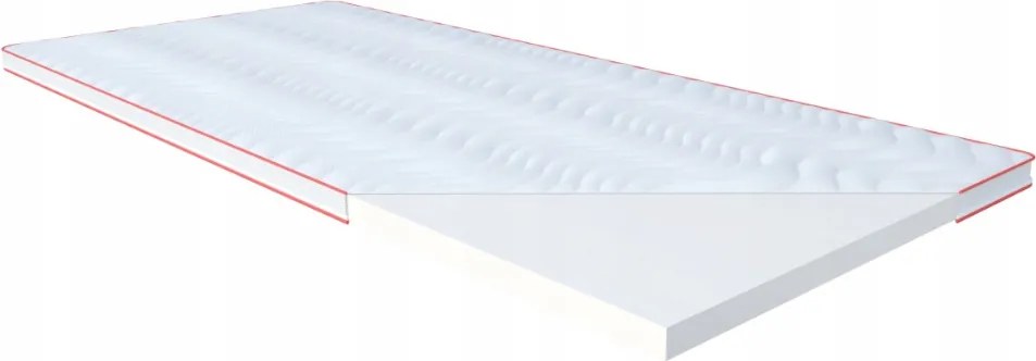 Habszivacs matrac Janpol 160x200 topper növeli a keménységet