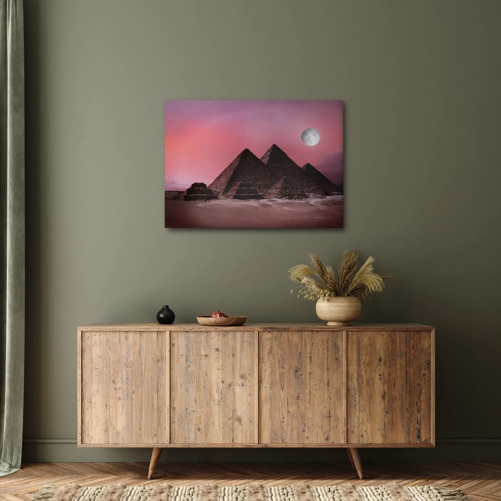 Kép - Piramisok giza, Egyiptom (70x50 cm)