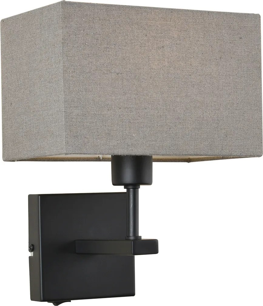 Italux NORTE WL-1122-1-A-BM-RC-GR Fali lámpa 1x60W/E27 IP20