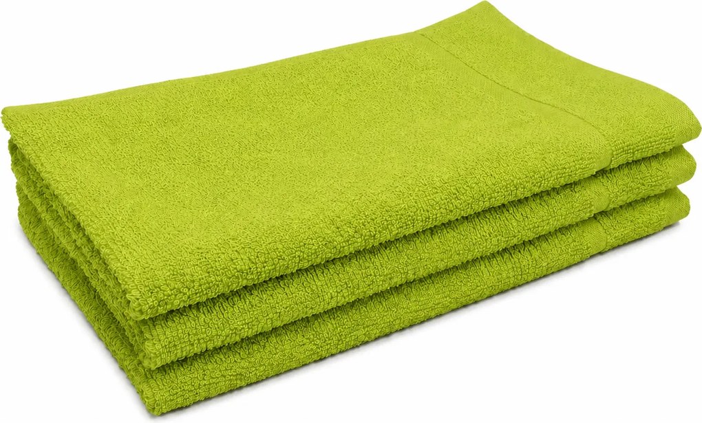 Classic világoszöld kis törölköző 30x50 cm 100% pamut