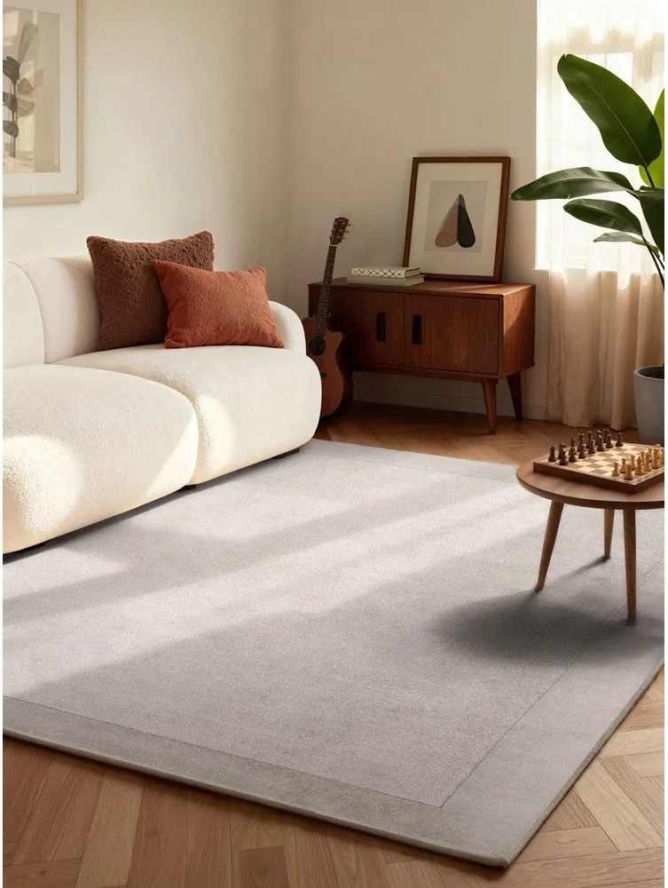 Szürke kézi szövésű gyapjúkeverék szőnyeg 160x230 cm Kari – Villeroy&amp;Boch