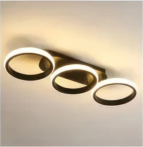 LED dimmelhető mennyezeti lámpa LED/30W/230V 3000-6500K fekete Wi-Fi Tuya + távirányító