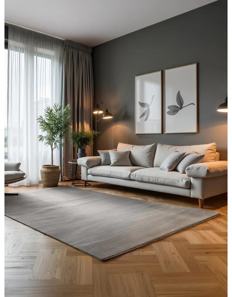 Szürke-krémszínű szőnyeg 200x280 cm Perles Dolomite – Elle Decoration