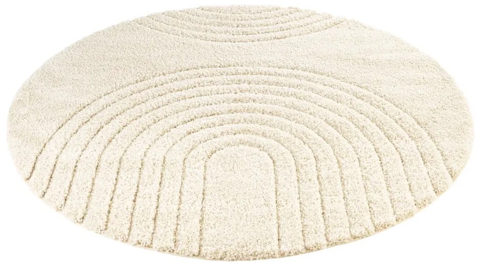 Norwalk Fergus krémfehér szőnyeg, ø 160 cm - Mint Rugs