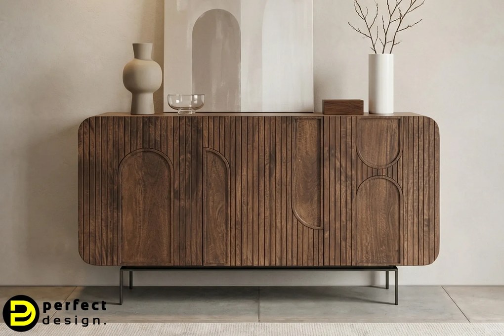 ORISSA modern mangófa komód - 145cm