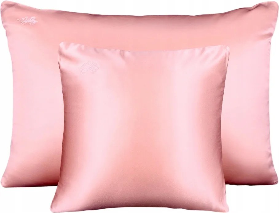 100% Selyem párnahuzat 70x80 párnahuzat Ágyneműhuzat Pink világos rózsaszín