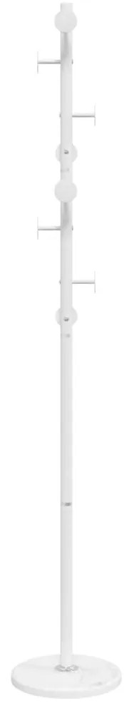fehér porszórt vas ruhafogas 176 cm