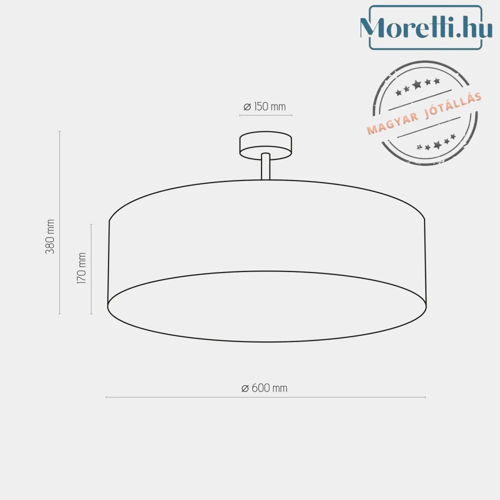 TK LIGHTING 4239 RONDO Ernyős Mennyezeti Lámpa E27 IP20