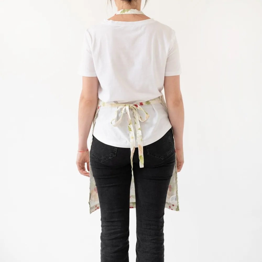 Apron Merry karácsonyi len kötény, 80 x 55 cm - Linen Tales