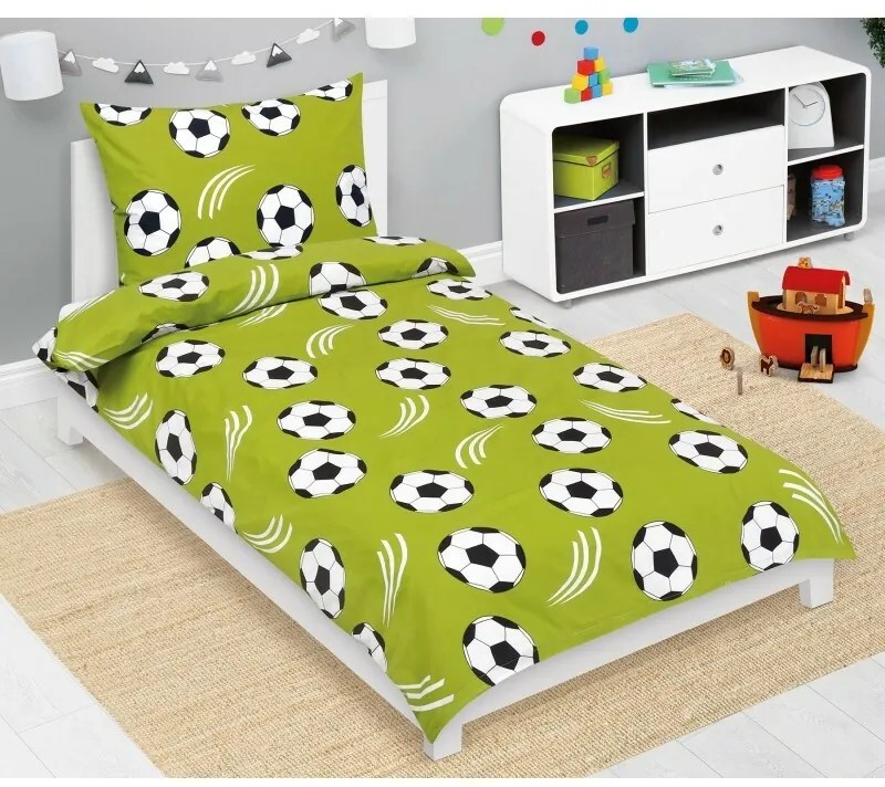 Bellatex Junior Futball pamut ágyneműhuzat, 140 x 200 cm, 70 x 90 cm