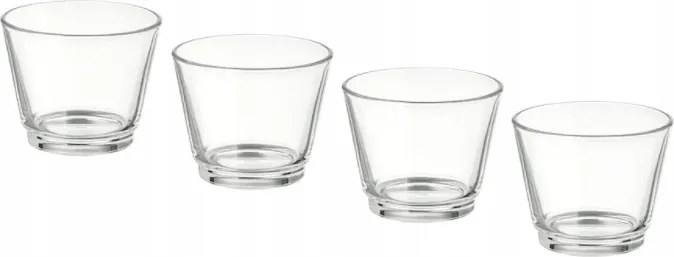 Gyertyatartó Teamécsestartó Üveg Zes Kpl. 4 Db