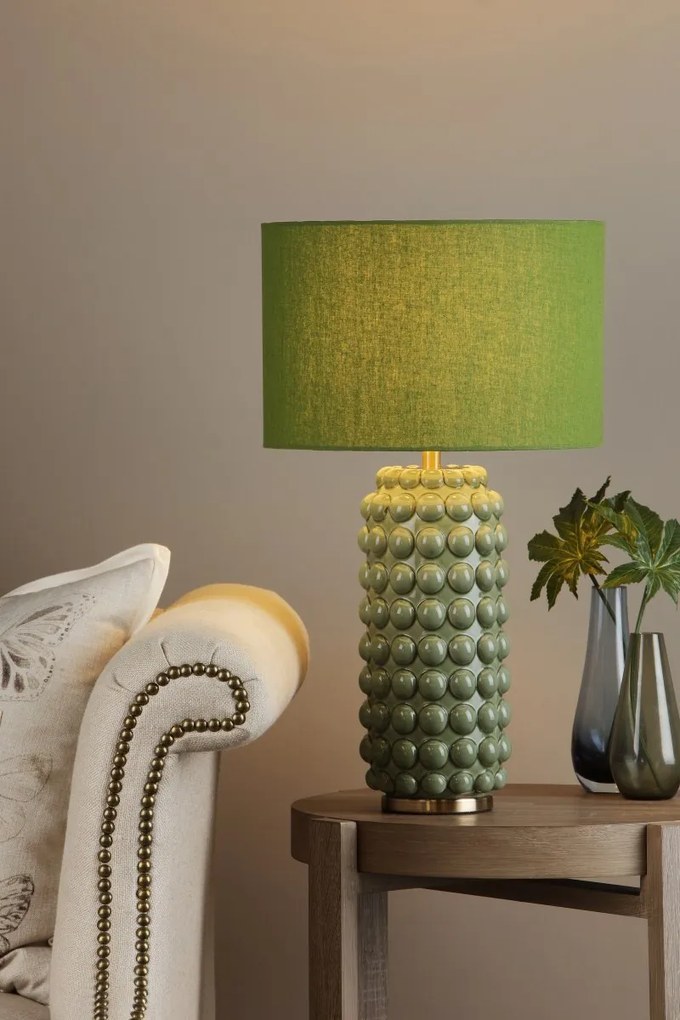 Dar Lighting modern asztali lámpa etzel zöld daretz4224
