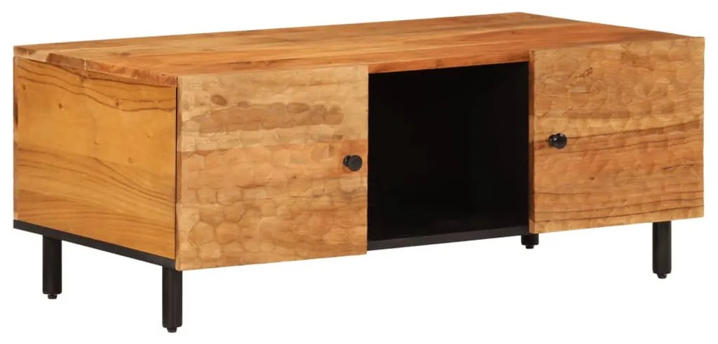 Tömör akácfa dohányzóasztal 100 x 54 x 40 cm