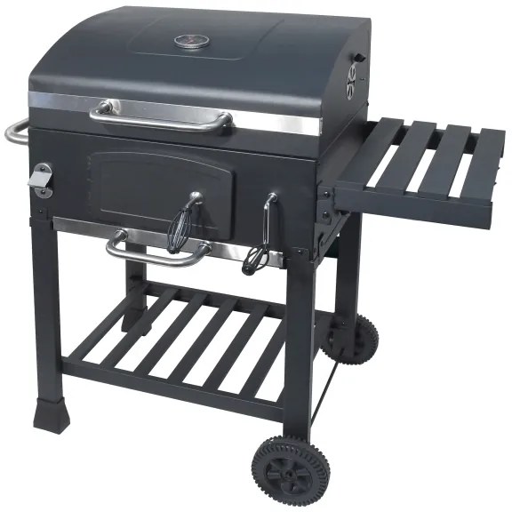 Faszenes grillsütő fekete