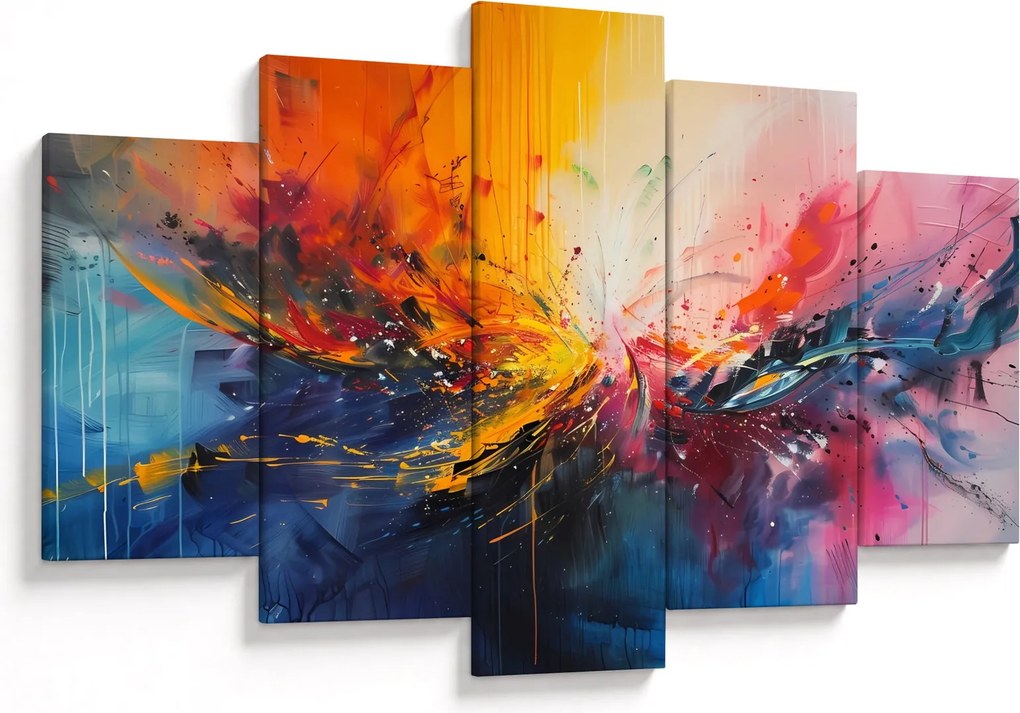 Kép - Színes absztrakció (150x105 cm)