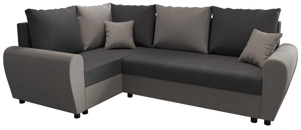 Sarok ülőgarnitúra Fleur Plus (barna + szürke) (B). 1057103
