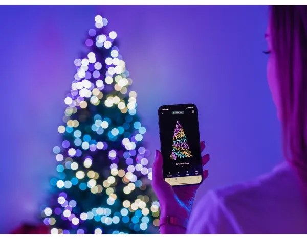 Twinkly TWS750STP-BEU - RGB LED kültéri fényfüzér 63,5m, IP44, Wi-Fi, dimmer