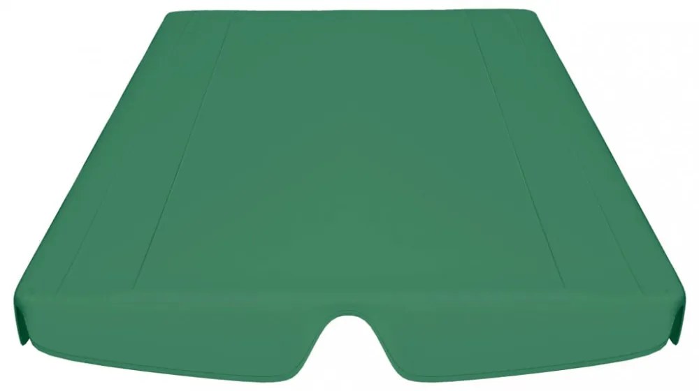 zöld csere ponyva kerti hintaágyhoz 150/130 x 105/70 cm