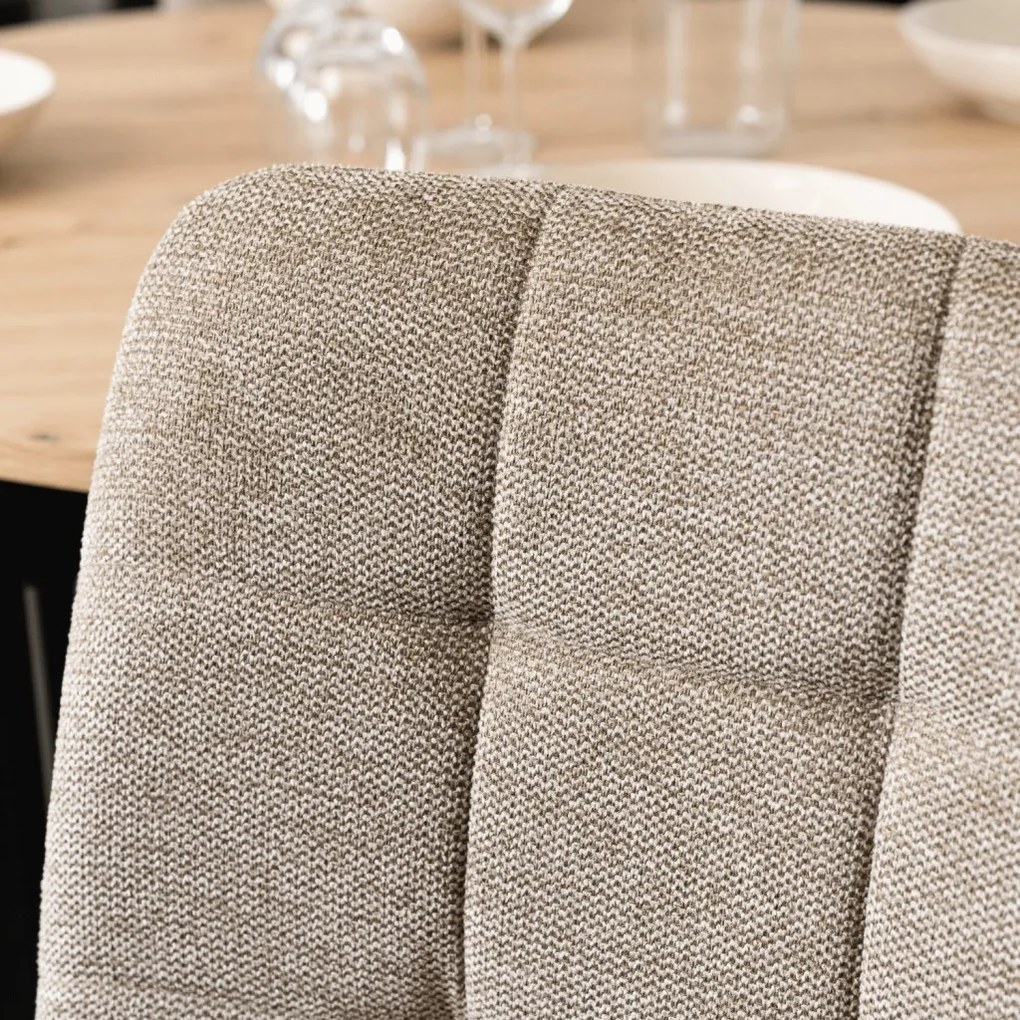 Bézs Szövet Étkezőszék. PERU 2